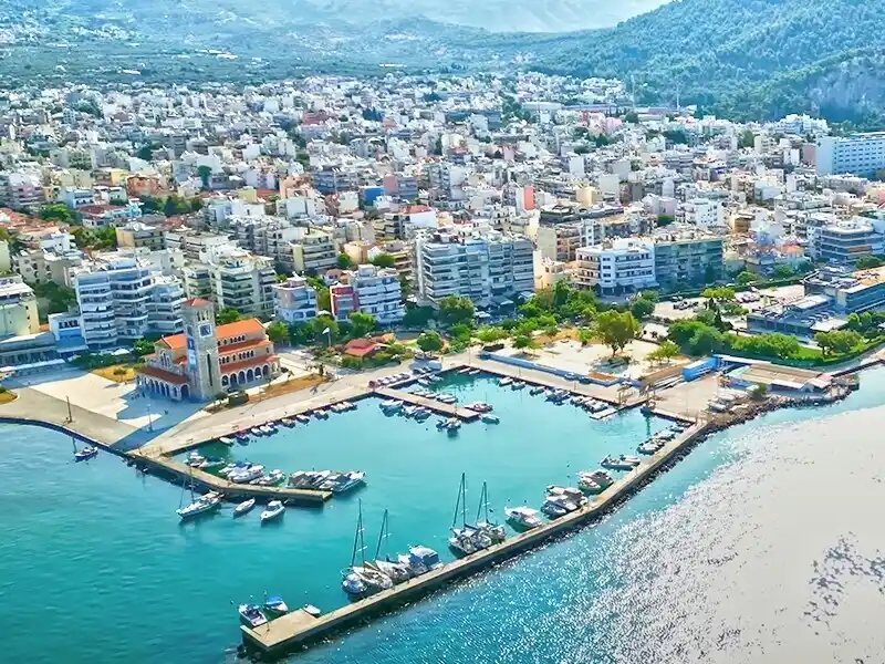 Volos seafront and port — private transfer from Thessaloniki Airport